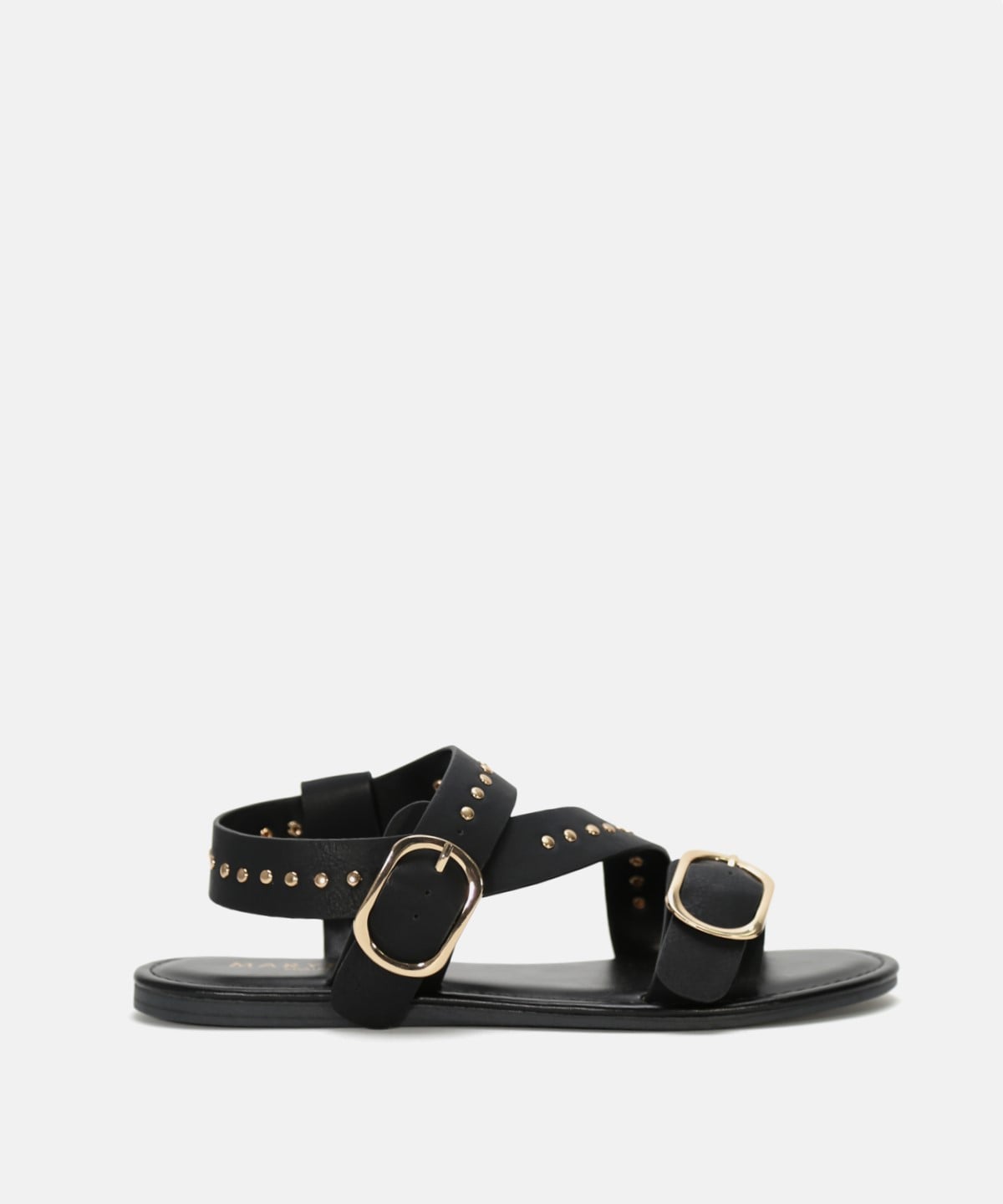 Sandalia plana tachas